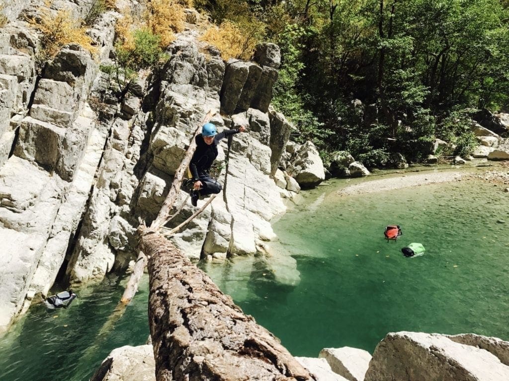 Canyoning in the Verdon - Canyon du gours du Ray