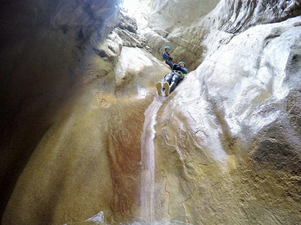 Canyoning – Le Riolan – Sport course